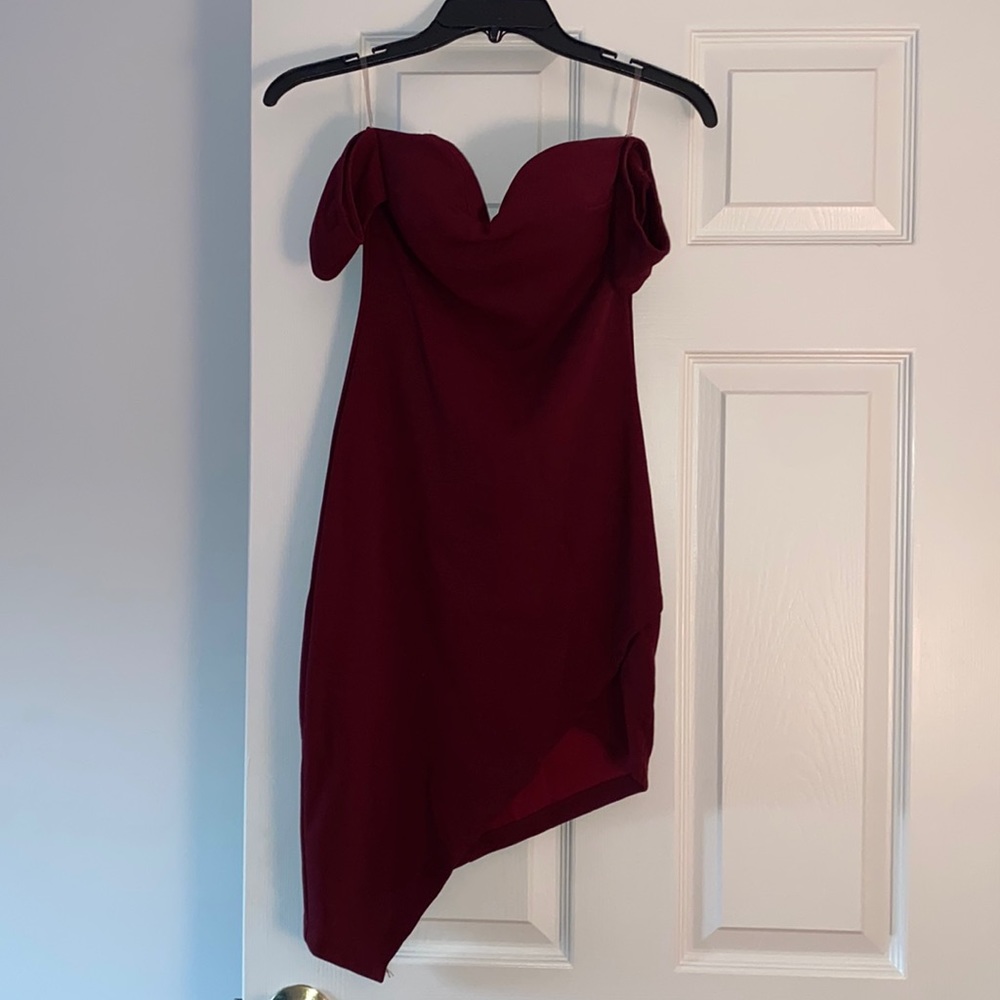 Strapless bodycon cocktail dress size: M